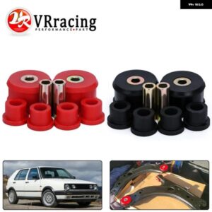 フロント コントロール アーム ブッシング キット VW ビートル 98-06 / ゴルフ 85-06 / ジェッタ 85-06 ポリウレタン ブラック レッド VR-CAB01