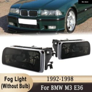 フロント バンパー フォグランプ 1組 電球 なし BMW M3 E36 1992-1998 車用 ヘッドライト フォグランプ 63178357389 63178357390