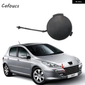 プジョー 307 T63 2009 - 13 車用フロント バンパー 牽引フックカバー トレーラーキャップ