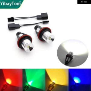 カラフルで明20W LEDエンジェルアイ マーカーライト バルブ ランプ BMW E87 E39 M5 E60 E61 E63 E64 M6 E65 E66 E83 X3 E53 X5 2000-2008