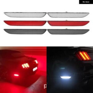 フォード マスタング 2015 - 22 オートLEDリアサイド マーカーライト ランプカーアクセサリーパーツ2個