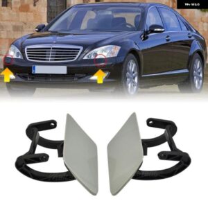 メルセデス ベンツ W221 2005-2011 S550 S600 S63 AMG A2218800505 A2218800605 車用フロント バンパー L/R ヘッドライト ウォッシャーカバー キャップ