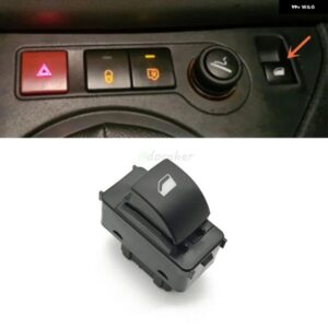 パワーウィンドウレギュレーター ボタン ガラスリフティングシングルスイッチ プジョー 207SWバンCCパートナー シトロエン C3ピカソベルリンゴ