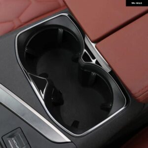 カーアクセサリー プジョー 3008 5008 GT 2017 - 21 ステンレス インテリア ウォーターカップ ホルダー フレーム カバー トリム