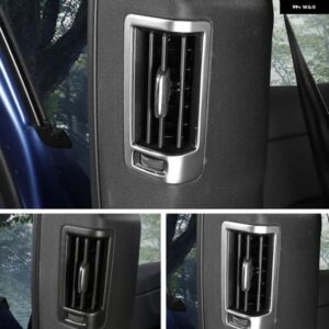 カーアクセサリー VOLVO S90 V90 2017-2021 ステンレス マット リアセンターピラー サイド エアベント アウトレット カバー トリム 2個