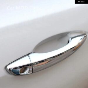 LHD カーアクセサリー プジョー 3008 5008 GT 2017 - 20 ABS クローム ドアハンドル カバー トリム 8個