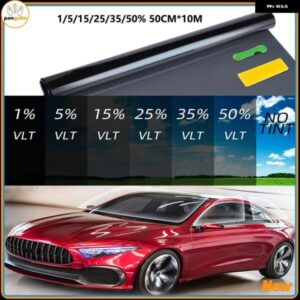 1枚 1/5/15/25/35/50% 傷防止ステンド偏光ガラスフィルム カー プロテクター ホイル 50CM*10M