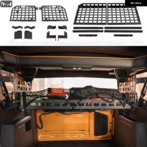 モール パネル フォード ブロンコ 4ドア 2021 - 24 リア トランク シェルフ 整理整頓 モジュラー 収納 ラック カーゴ オーガナイザー ラック