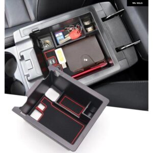 カーアクセサリー マツダ CX-5 CX5 KF 2017 - 20 プラスチック インテリア センター アームレスト 収納 ボックス コンソール オーガナイザー トレイ