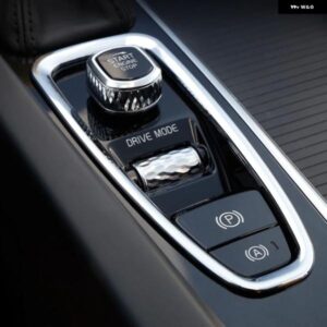 ABSクローム インテリア 電子ハンドブレーキカバー トリム VOLVO XC60 2018 2019 2020 / XC90 2015-2020 S90 V90 2017-2019