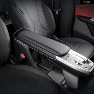 カーアクセサリー BMW X1 IX1 2023 2024 レザーセンター アームレスト パッド 肘 サポート カバー