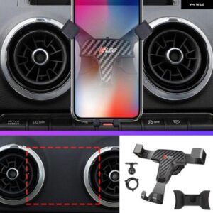アウディ Q2 2016 - 20 車用 ダッシュボード コンソール エアベント マウント クレードル携帯電話 ホルダー スタンド スマートフォン ブラケット
