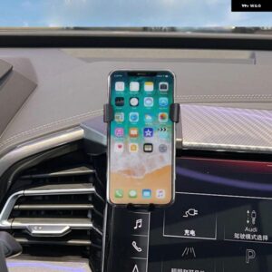 車載電話 ホルダー アウディ Q4 E-TRON 2022 2023 ダッシュボード エアベント マウント ブラケット 携帯電話 スタンド 携帯電話クリップ