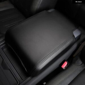 カーアクセサリー ランドローバー ディフェンダー 110 2020-2023 レザーセンター アームレスト パッド 肘 サポート カバー