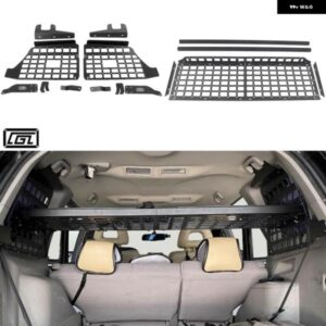 モール パネル 三菱 パジェロ スポーツ 2008-2015 リア トランク シェルフ モジュラー 収納 ラック カーゴ オーガナイザー