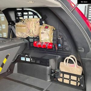 日産 ローグ エクストレイル T31 2008-2013 リアブート トランク ウィンドウカーゴラックシェルフ 収納 ボックス オーガナイザー モール パネル キット