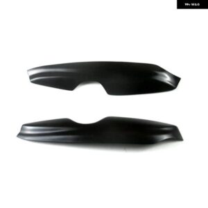 ブラック カー ヘッドライト ランプ アイブロウ ステッカー VW ゴルフ 4 MK4 IV 1999-2004 フロント ヘッドライト トリム