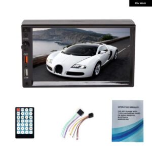 ダブル2ディン 7インチ カー ステレオ ラジオ MP5 BLUETOOTH タッチ デュアルUSB ミラー リンク 7020