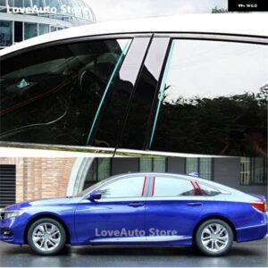 ホンダ アコード10TH 2018 - 22 カーウィンドウセンターコラムB Cピラー カバー トリム 外装 フレーム ストリップアクセサリー