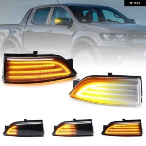 フォード エベレスト 2015-2019 レンジャー T6 2012-2019 LED サイドミラー ランプ アンバー サイド リアビュー ダイナミック ウィンカーライト