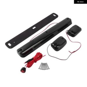 3ピース キャブマーカー ルーフランニング アンバー サイドクリアランス ドーム LEDライト アセンブリ シボレー シルバラード GMC シエラ 2007-2013