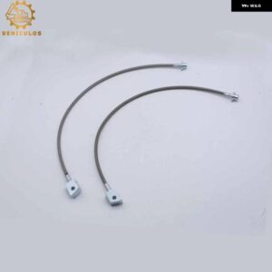 2個 2インチ-6インチリフト フロント+リア 延長 編組ブレーキホースライン 日産 パトロール GQ Y60 GR GU Y61