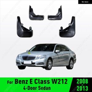 メルセデス ベンツ E クラス W212 2008 - 13 フェンダー マッド フラップ スプラッシュガード マッドガード カーアクセサリー
