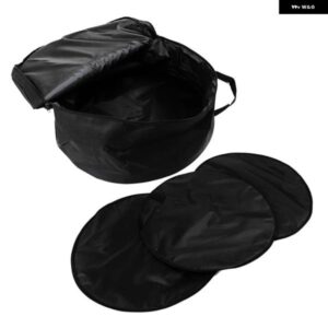 車用スペアタイヤカバー テスラ モデル3/モデルY 18/19インチホイールタイヤ 収納 バッグ プロテクター ハブキャップ