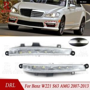 LED DRL デイタイム ランニングライト デイライト フォグランプ ライト ベンツ W221 S63 AMG 2007 2008 2009-2013 2218201356 221 820 14 56