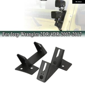 ジープ ラングラー JK 2007-2017 Aピラー LED ワークライト マウント ブラケット 10MM ボルト LED ドライビングランプ 補助スポットライト ホルダー