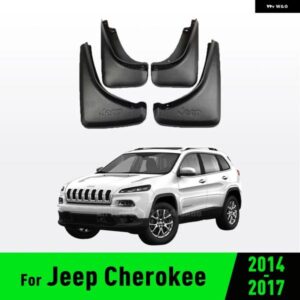 マッド フラップ スプラッシュガード マッドガード フェンダー カーアクセサリー ジープ チェロキー 2014-2017 2015 2016