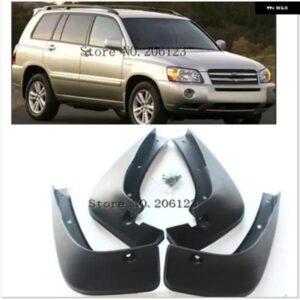 車用 フロントリア マッド フラップ トヨタ ハイランダー 2005 -2008 2009 2010 スプラッシュガード マッドガード フェンダー