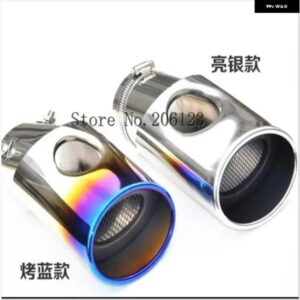 スバル アウトバック 2015-2017 クロームリアマフラー アウトレット テール パイプ エンドチップ 1個