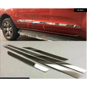 フォード エベレスト 2016 - 20 ステンレス サイドドア ボディモールディング トリム