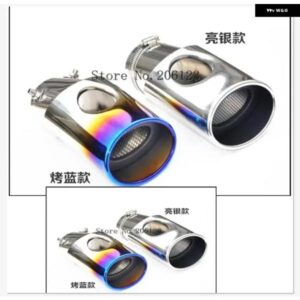 トヨタ フォーチュナー 2016 2017 AN160 ステンレス リアマフラーチップ パイプ 1個 アクセサリー カー スタイリング