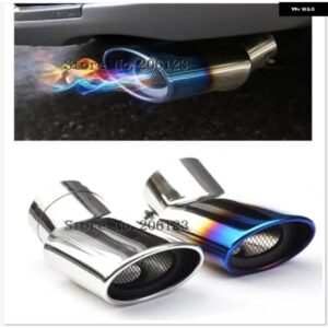 アクセサリー ホンダ CRV CR-V 2012 - 15 マフラー チップ パイプ テール パイプ フィニッシャー エンド トリム ステンレス