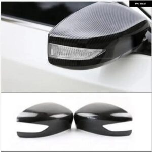 カーボン ABS クローム リアビュー サイドドアミラー カバー トリム 日産 ティアナ アルティマ 2013 - 16