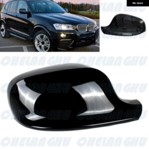 右側ブラック塗装リアミラー ハウジング カバー キャップ BMW X3 F25 2011 - 14 カーアクセサリー