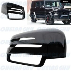 右側ブラック塗装ミラー ハウジング カバー キャップ ベンツ W463 G500 W166 ML350 W164 X166 W166 2013 - 18