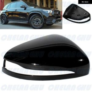 右側 ブラック 塗装済み リアミラー ハウジング カバー キャップ ベンツ W464 G500 W167 GLE450 X167 GLS450 2019 - 23