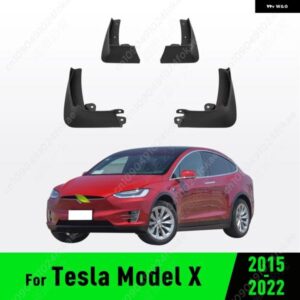 テスラ モデルX 2015 - 22 フェンダー マッドガード ガード スプラッシュ カーアクセサリー