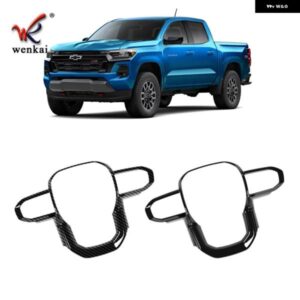 ステアリングホイール トリム フレーム インテリア アクセサリー2024コロラド