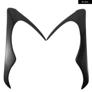 カーボン ヘッドライト アイブロウカバー トリム ヘッドライト ランプ ステッカー スズキ スイフト 2005-2011