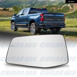 シボレー シルバラード 1500 2019 - 23 左側ヒーター付き ブラインド スポットリアミラー ガラス カーアクセサリー 84309707