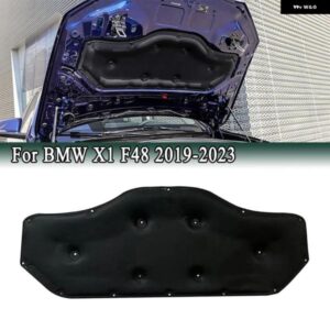 BMW X1 F48 2019-2023 断熱 パッド フロント エンジン フードサウンドヒートマット フォームコットン 防音コットン バックル付き