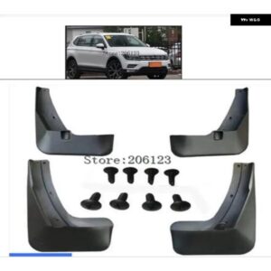 VW TIGUAN 2 MK2 2016 2017 2018 モールドマッド フラップセット マッド フラップ スプラッシュガード フロントリア マッド フェンダーキット