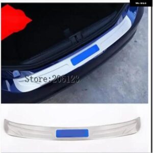 304 シルバーリアアウトサイド バンパー プレートカバー プロテクター トリム アルファロメオ ジュリア2017カーアクセサリー