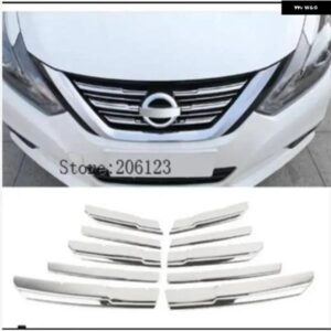 日産 アルティマ ティアナ 2016 2017 2018 ステンレス フロントミドル グリル グリル モールディング ガーニッシュカバー トリム 6個