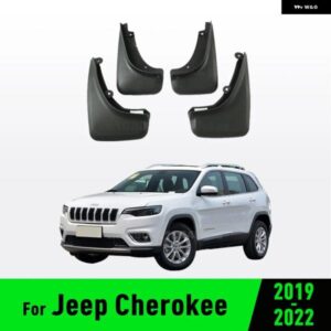 マッド フラップ スプラッシュガード マッドガード フェンダー カーアクセサリー ジープ チェロキー 2019-2022 2020 2021