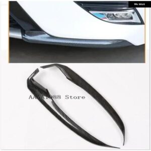 2個 車用フロント バンパー リップコーナーカバー トリム プロテクター カーボン ステッカー トヨタ カムリ スポーツ 2018 2019 2020